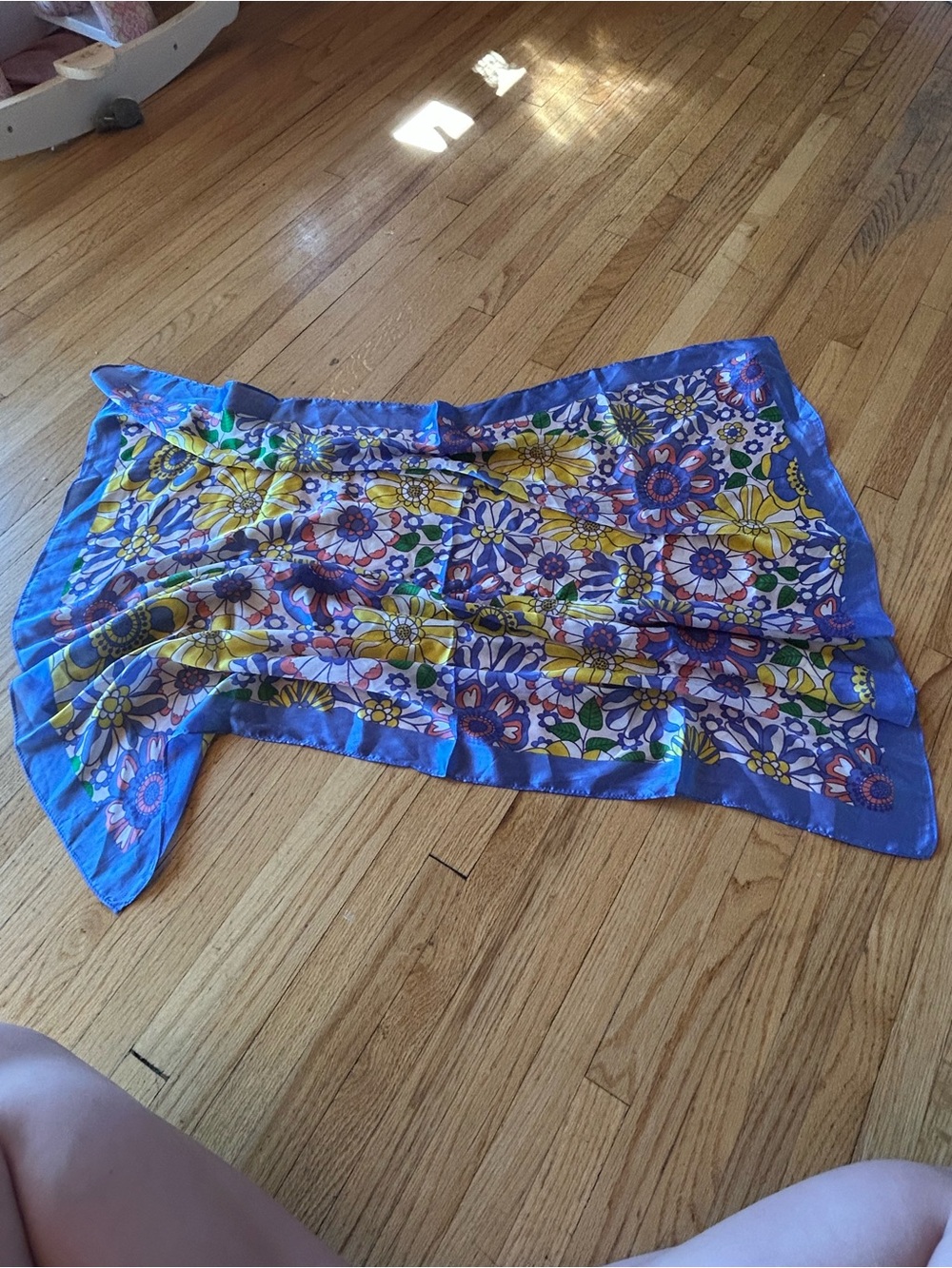 Anne Klein floral Scarf